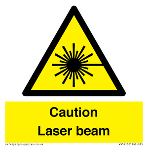 Caution Laser beam